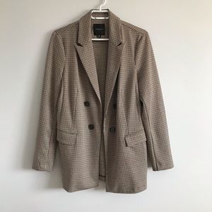 DYNAMITE plaid blazer